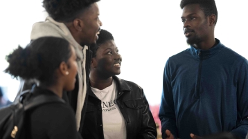 Students of Color in the caf